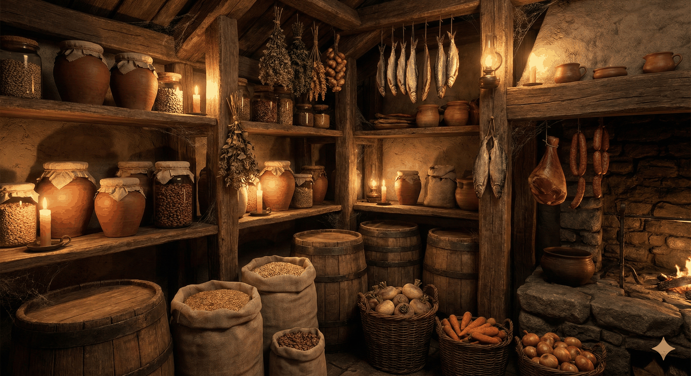Rekonstruerade mejerikärl från vikingatiden