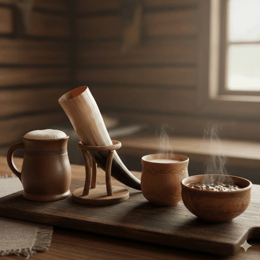 Vikingadrycker – öl, mjöd, vassle och te