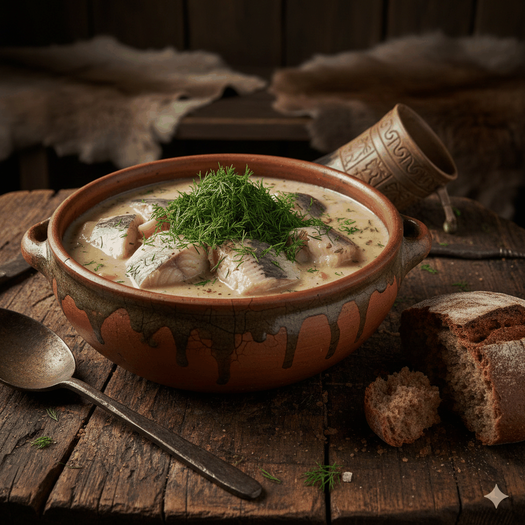 Sillgryta med dill