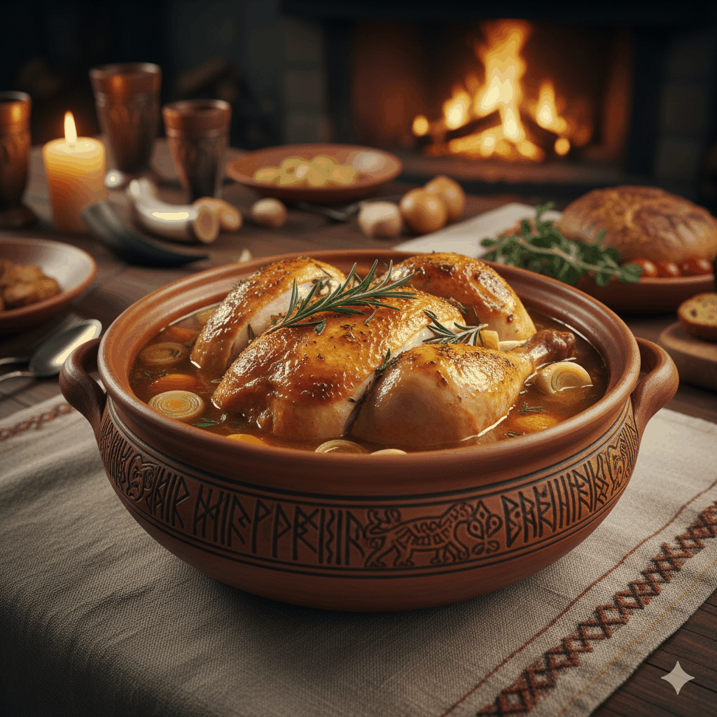 Hönsgryta – festmat i vikingatiden