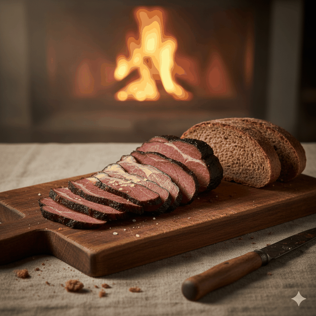 Rökt fårkött – vikingapålägg